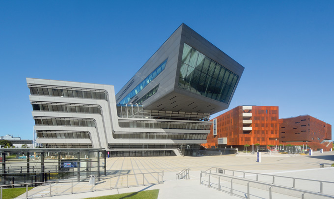 Bibliothek und Kompetenzzentrum auf dem WU-Campus