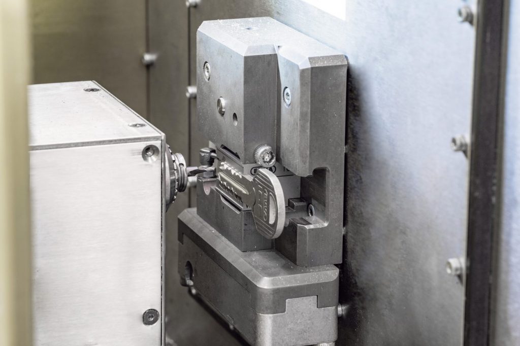 Eine Maschine von Schlüssel Evva